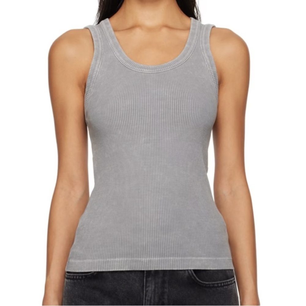 AGOLDE Poppy Tank - Washed Grey